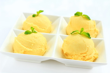 Fruit ice cream.