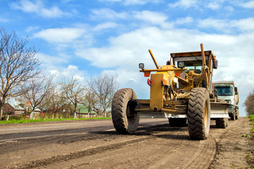 Fototapeta premium grader