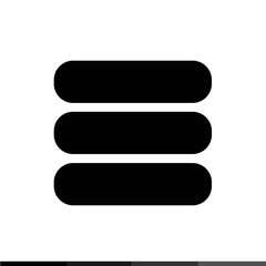 Obraz premium Menu Button Icon Illustration design