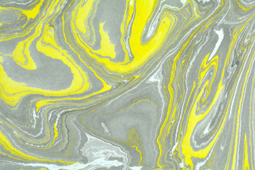 Abstract background, like stone marble. Hand painted ebru art background. Grunge and stone texture made in suminagashi marbling technique.