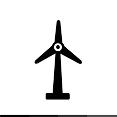wind turbine icon Illustration design