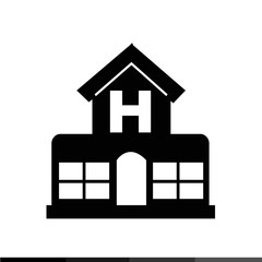 Hospital Icon Illustration design