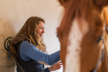 girl and horse