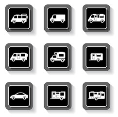 camper buttons set