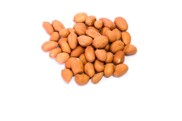 peanut on white backgroud