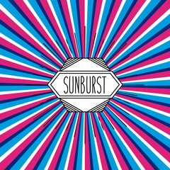 sunburst frame design 
