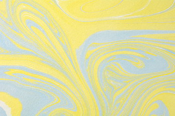 Marbling style. Writing surface, endpapers in bookbinding and stationery. Abstract handmade marble...