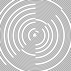 Fototapeta na wymiar RAdial pattern background Vector radial black background pattern on white. Abstract vector black and white halftone background