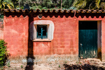 La cabane de pêcheur dans le jardin botanic