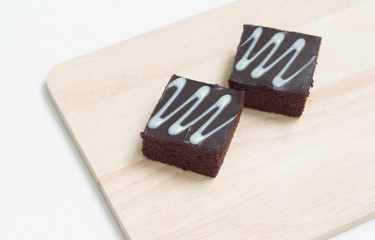 Fresh chocolate brownies