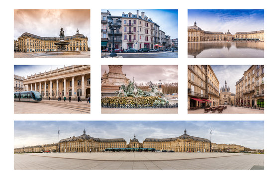 Carte postale de Bordeaux, Aquitaine en France