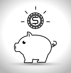 business flat line design 