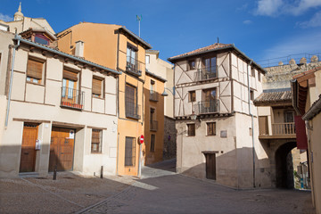 Fototapeta na wymiar Segovia - Plazuela del Sororro square
