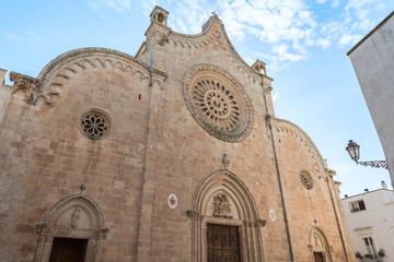 Fototapeta premium Cathedral of Santa Maria Assunta in Ostuni, Puglia Italy