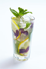 summer lemonade isolated