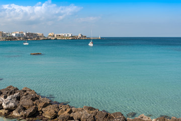 Beautiful beach of Otranto in Puglia, Italy