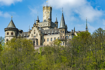Fototapeta premium Schloss Marienburg Frühling