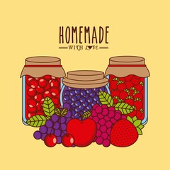homemade jam design 