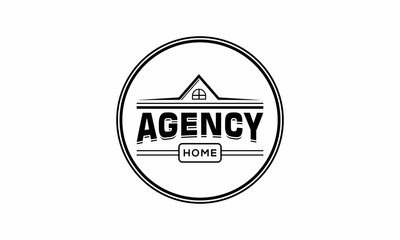 Vector Logo house agent