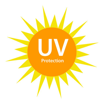 UV Protection logo with sun symbol