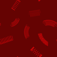 Seamless background with Springs for your design