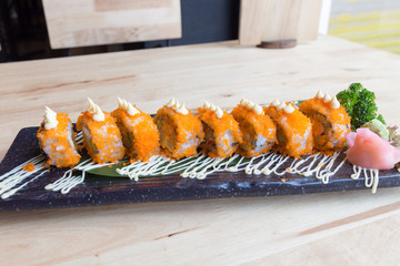 Sushi California rolls - Japanese food