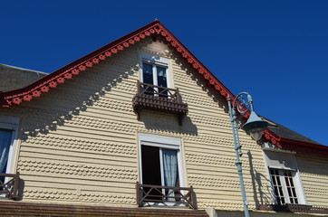 Chalet en bois.