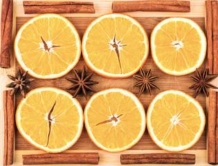 Fototapeta na wymiar Composition background of orange