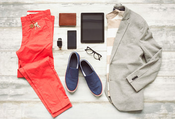 Modern set of outfit for men