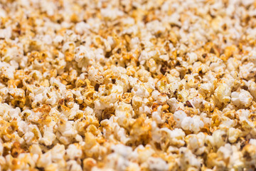 Background of popcorn