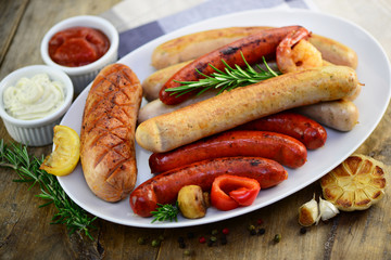 Grillen Wurst Bratwurst