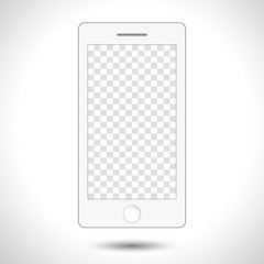 Isolated shining smartphone vector eps10