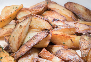 fried slice potatoes