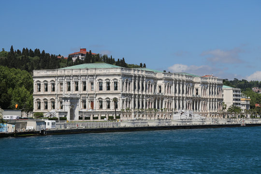 Ciragan Palace in Istanbul City, Turkey