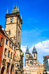 Prague, Old Town Square and Orloj, Czech Republic