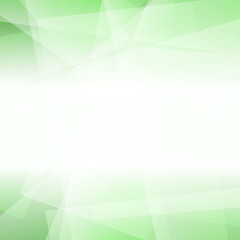 Abstract Green Polygonal Background.