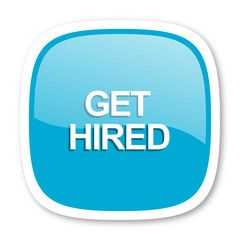 get higreen blue glossy web icon