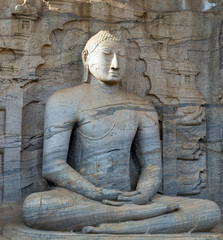 Fototapeta na wymiar Statue Buddha - Religious Figure