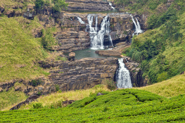 St. Clairs Water Falls Little Niagara of Sri Lanka waterfall