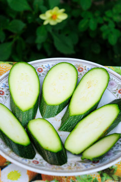 Zucchinischeiben