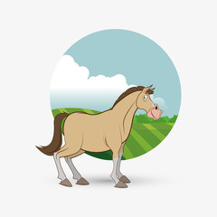 Farm design. animal icon. nature concept, vector illustration