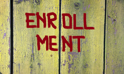 Enrollment Concept