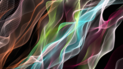 fantastic elegant powerful wave background design illustration