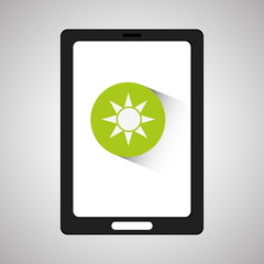 Ecology design. protection icon.  green concept. , vector illustration