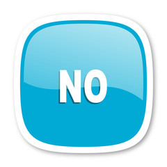 no blue glossy web icon