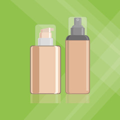 Make up design. cosmetic icon. skin care concept, vector illustration