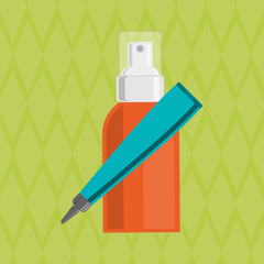 Make up design. cosmetic icon. skin care concept, vector illustration