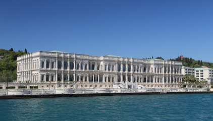 Fototapeta premium Ciragan Palace in Istanbul City, Turkey