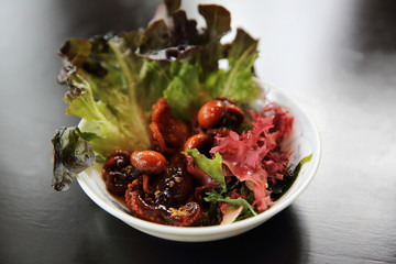 Baby tako kimchi squid