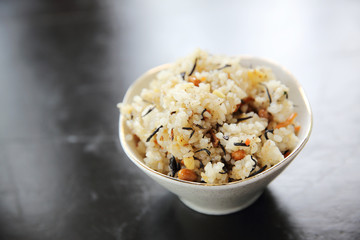 Fried rice with grains
